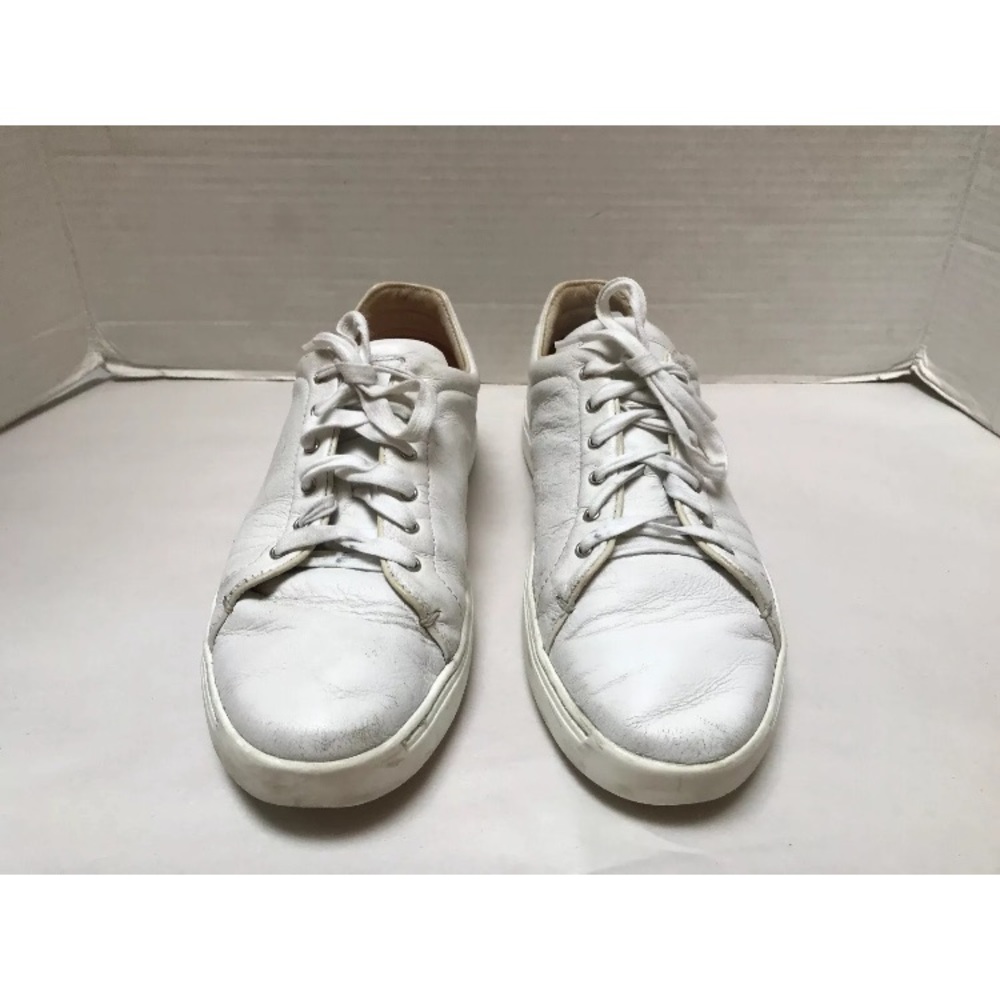 Rag & Bone White Leather Sneakers Sz 9.1/2 - Picture 3 of 12